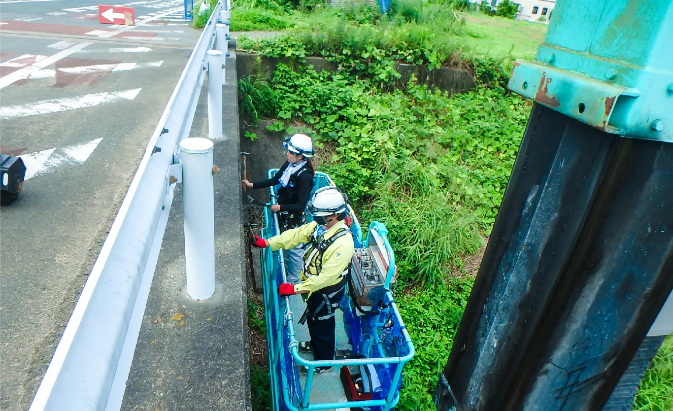 維持管理 大切な社会インフラの安全を守り続ける。